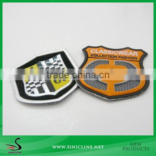 Sinicline Debossed pattern Leather Patch for Jeans