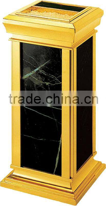 Square standing litter bin,ashtray bin