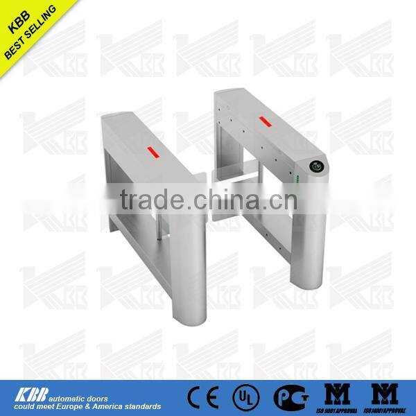 Swing gate turnstile with access control