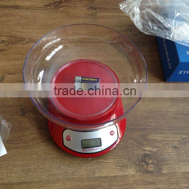 Electronic plastic Kitchen Scale LOT-C04