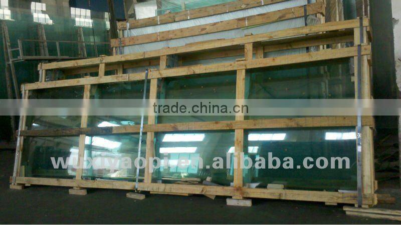 Curved glass for curtain wall
