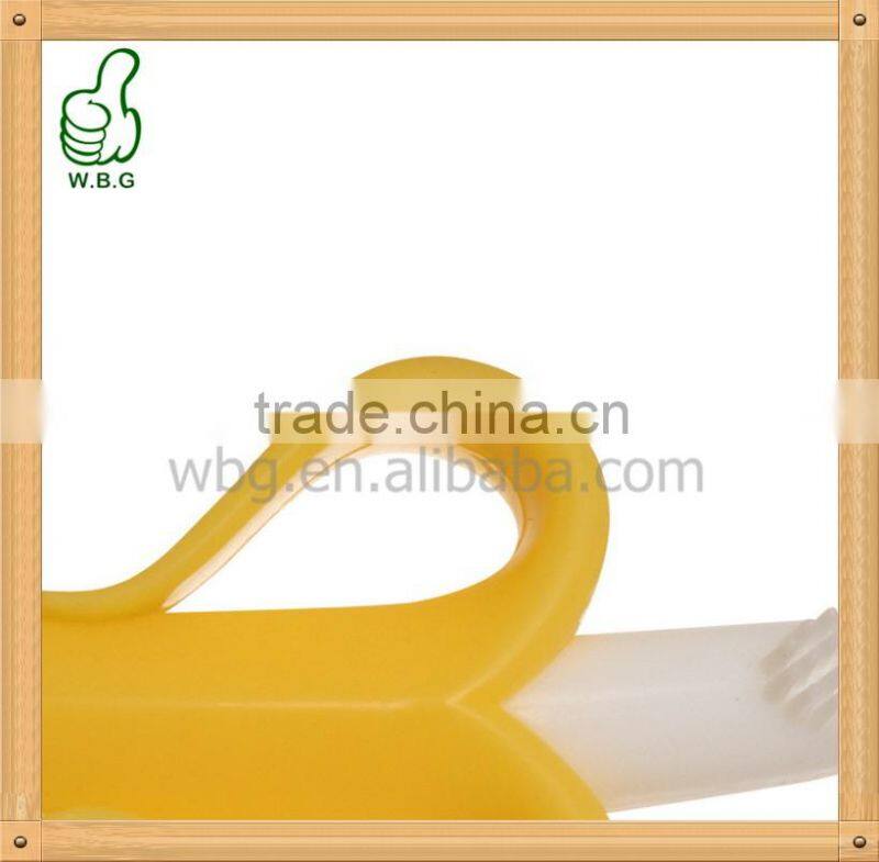 High Quality Safe Baby Teether Teething Ring Banana Silicone Toothbrush