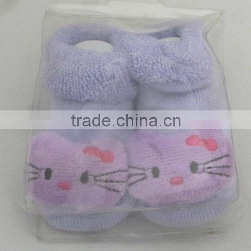 100% cotton lovely baby socks/3d baby socks/baby socks 3d/baby socks like shoe