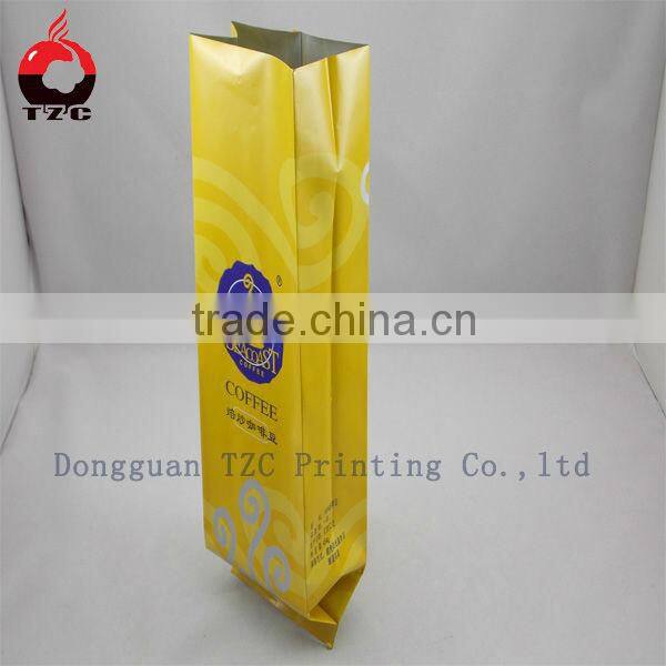 CPP/VMCPP printed middle seal side qussete bag for food packaging