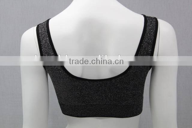 Seamless Lurex Shiny Glitter Bra