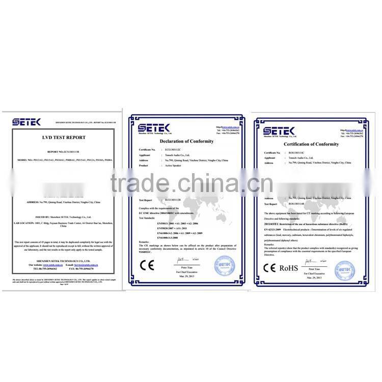 Top Selling Super Bass Trolley Outdoor PA Speakers With VHF Microphone