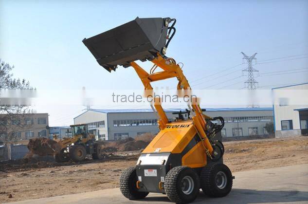China mini wheeled skid steer loader GN380