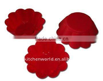 Flower Shape Mini Silicone Muffin Pan