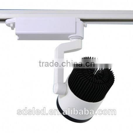 LED track light 35W Warm White White AND Black cob led track light