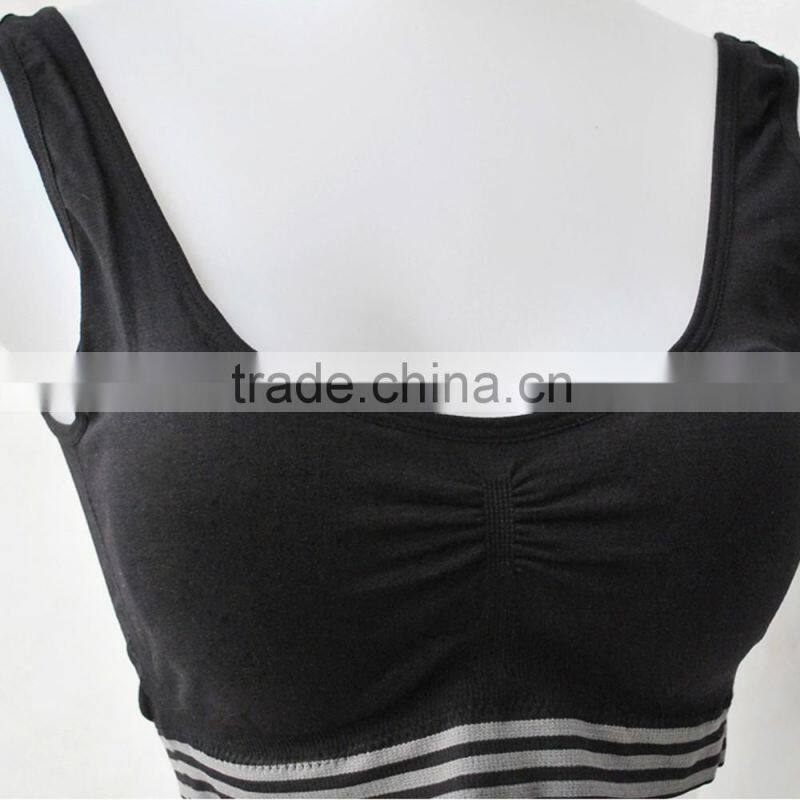 Fitness Wireless Comfort Tank Top Sports Support Bra