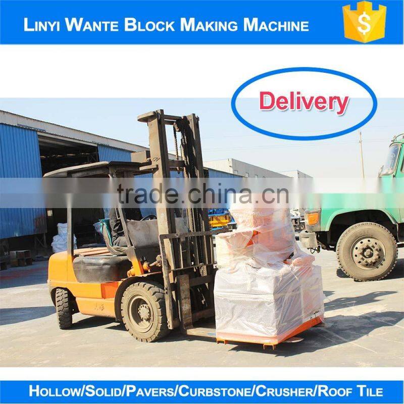 Low price hot sale WT1-25 soil clay interlocking bricks making machine production line