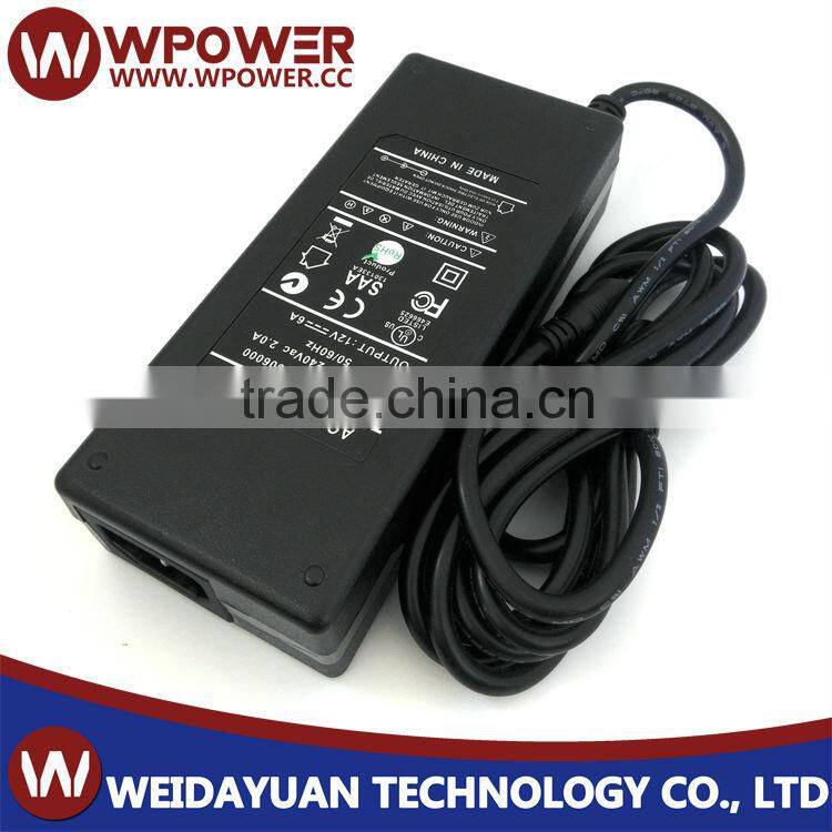 220v ac dc 12v 6a power adapter power supply desktop 72w 12v 6a