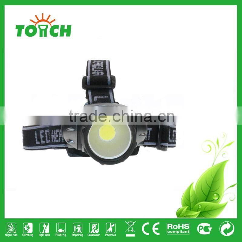 Super bright COB headlamp bike lights LED headlight factory sale directly