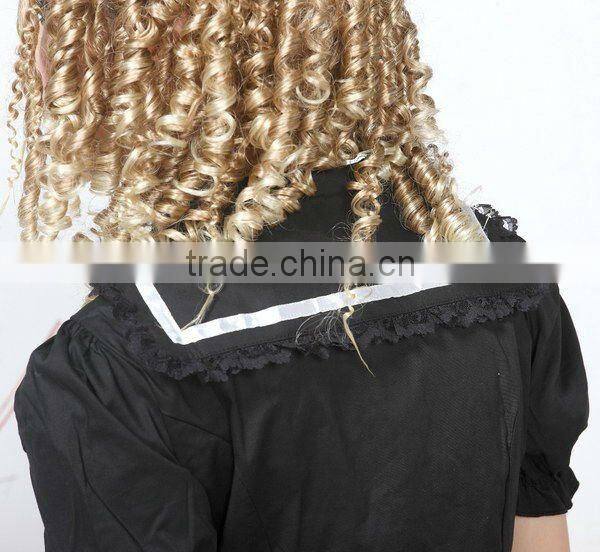 Cotton White Lace Short sleeve Cotton Lolita Blouse 81093