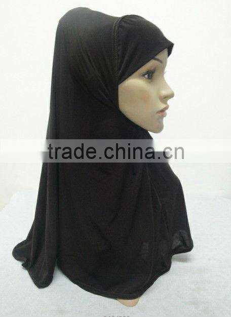 H188 plain muslim hijab,simple comfortable hijab