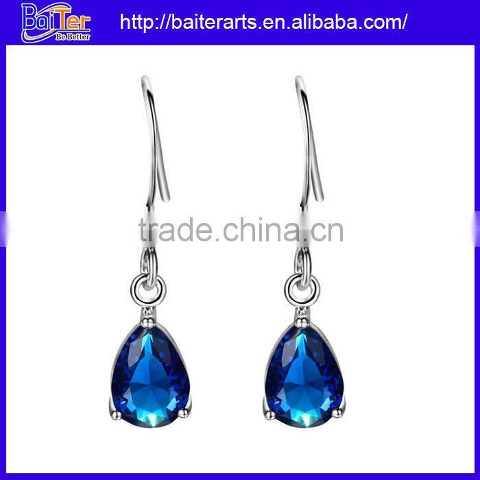 Fashion pearl stud earrings 925 sterling silver pearl stud earrings