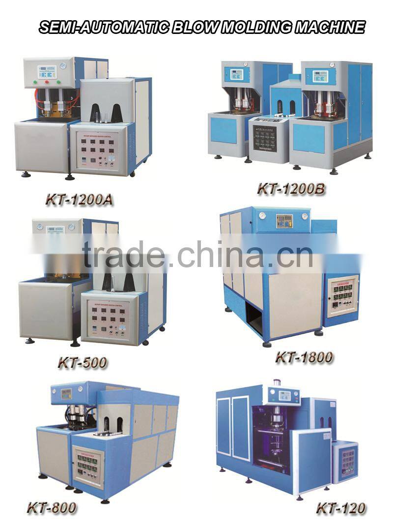 semi-automatic pet bottle plastic machine