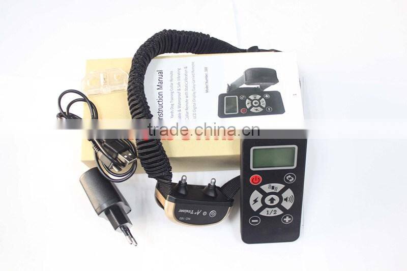 A-bomb Full-automatic mode&Manually 800 Yards Pet Training Collar Rechargeable & Waterproof & Safe Vibrating Collar