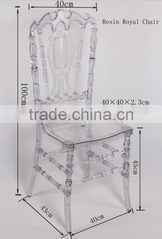 Transparent Resin Chiavari Royal Chair