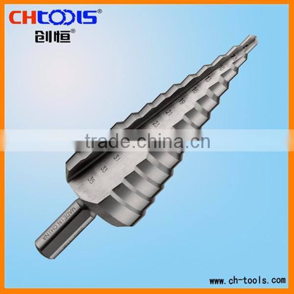 2016 best hss straight flute step drill bit / step drill