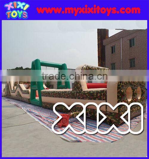 0.55mm PVC high quality inflatable obstacle course for kids