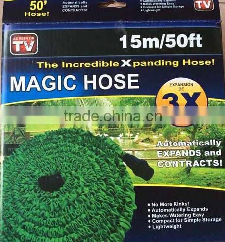 screw connector hose expandable with valve