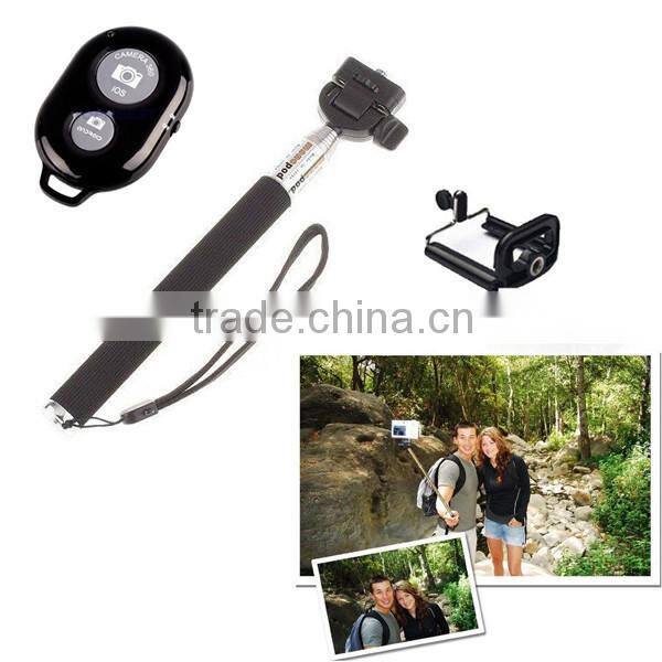 Selfie Sticker Extendable Bluetooth Camera Wireless Monopod