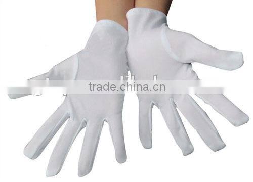 white nylon glove 007