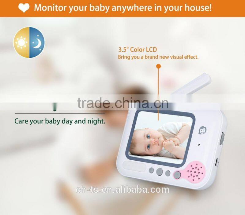 3.5" LCD Video Baby Monitor ,Wireless Digital camera