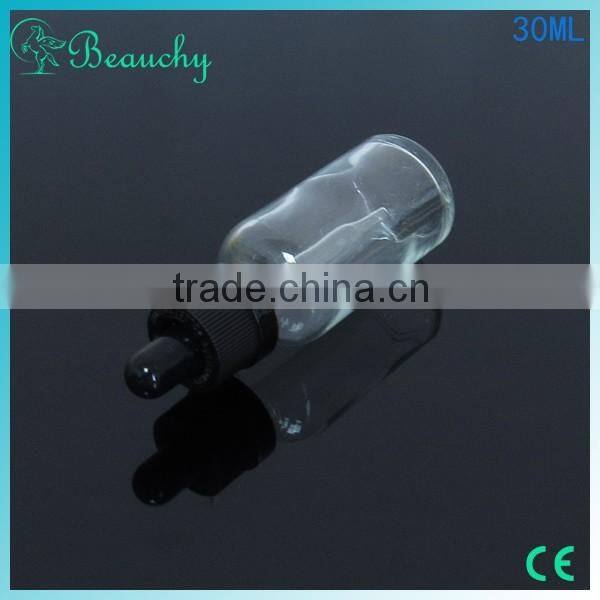 beauchy 2015 factory price clear glass bottle with cork,clear glass bottle