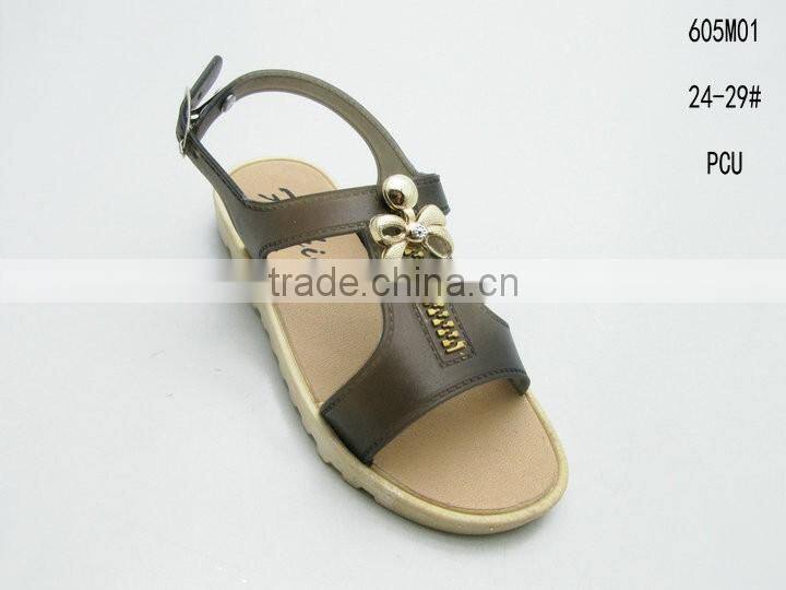 Breathable and comfortable summer PCU little girls sandals