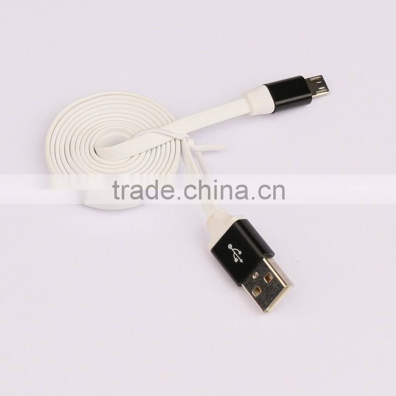 Multi-purpose Fast Charging Cables aluminum alloy head Micro USB Cable Data Only