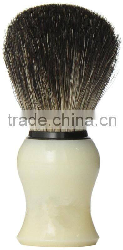 100% pure Badger shaving brush with cream resin handle