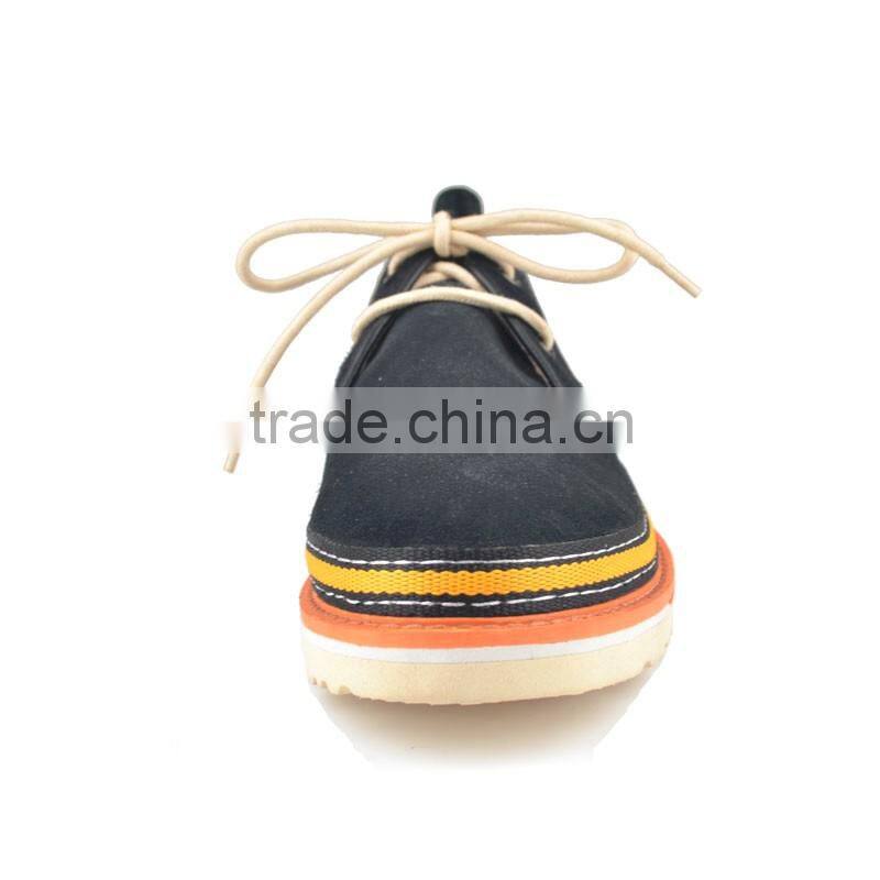 Newest cow Suede Fashion Flat Men Sneakers Casual Oxford Shoes Men Leather Shoes