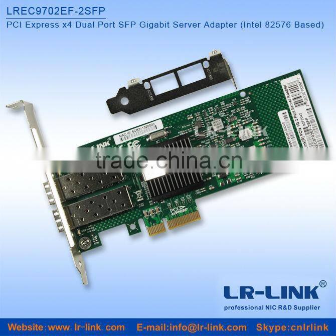 LREC9702EF-2SFP Intel 82576EB PCI Express Gigabit 2 Port Server Network Card ( ISCSI boot )