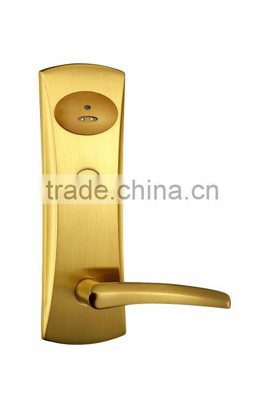 RFID smart card international standard digital Hotel door locks/electronic panel door lock