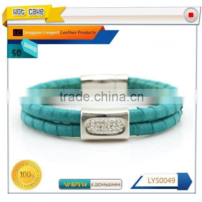 OEM charms womens braclet Real snakeskin leather