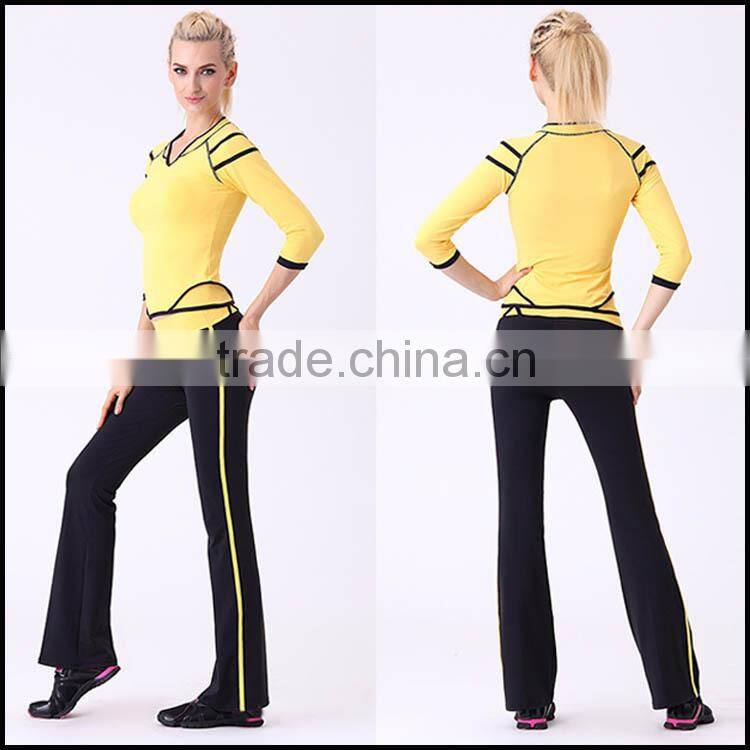 2015 custom OEM serice comfortable yoga wear and fitness clothing for gym wear