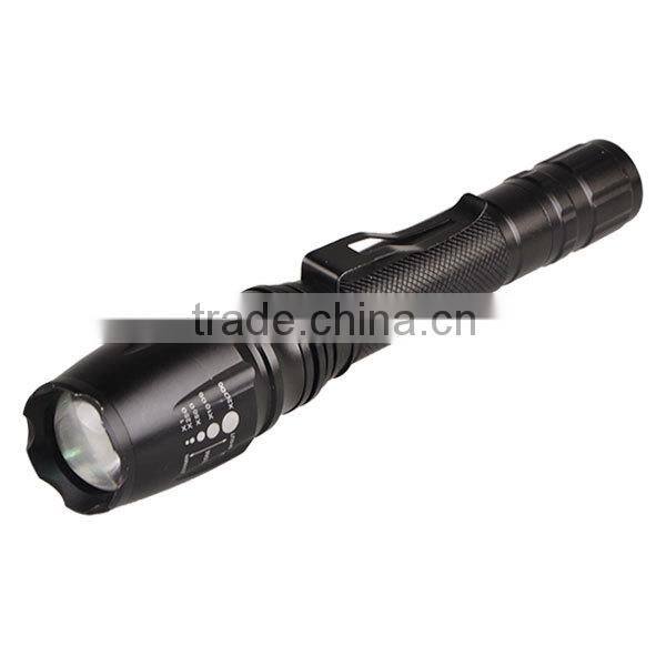 Ultra Bright 1600LM Lumen Adjustable LED Aluminum alloy Flashlight Torch Charger 2 x 18650 Battery flashlight