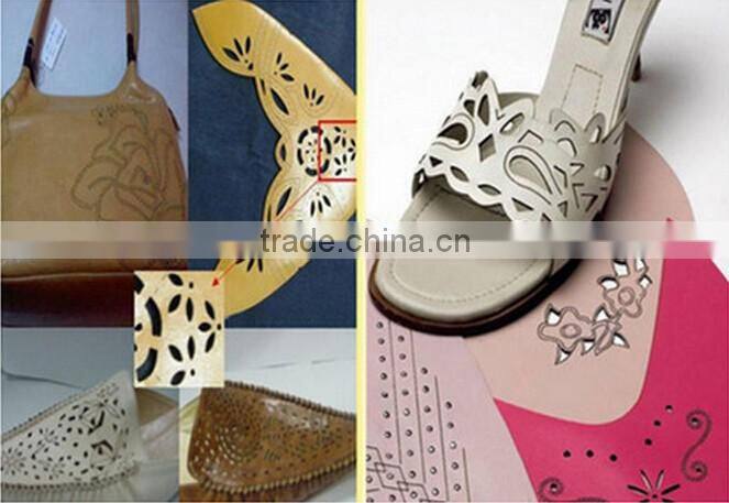 leather shoes laser cutting machine