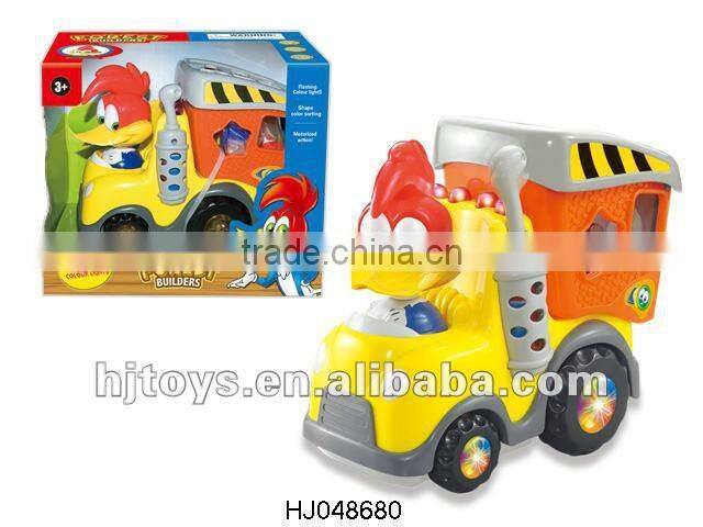 Electronics Activity Tractor With Light And Music, B/O Utility Vehicle Toys, Power-driven Toys Plastic Vehicle HJ117296