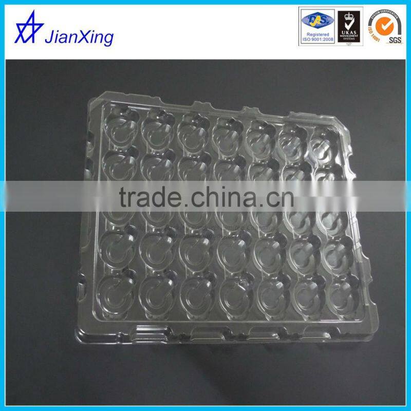 Custom electronic parts blister plastic packaging tray