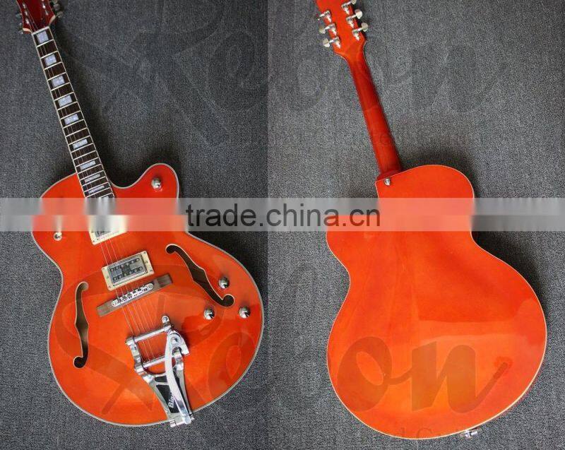 hollowbody jazz electric guitar in nice colour