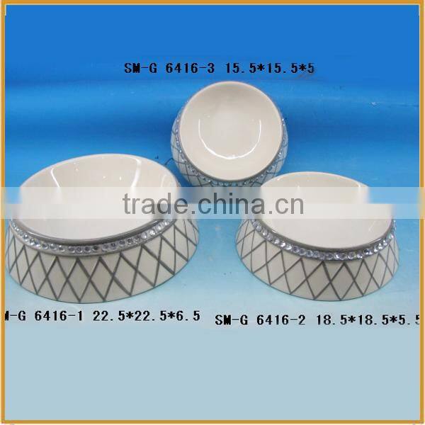 wholesale dog bowl ceramic pet bowl bowl feeder for the pet