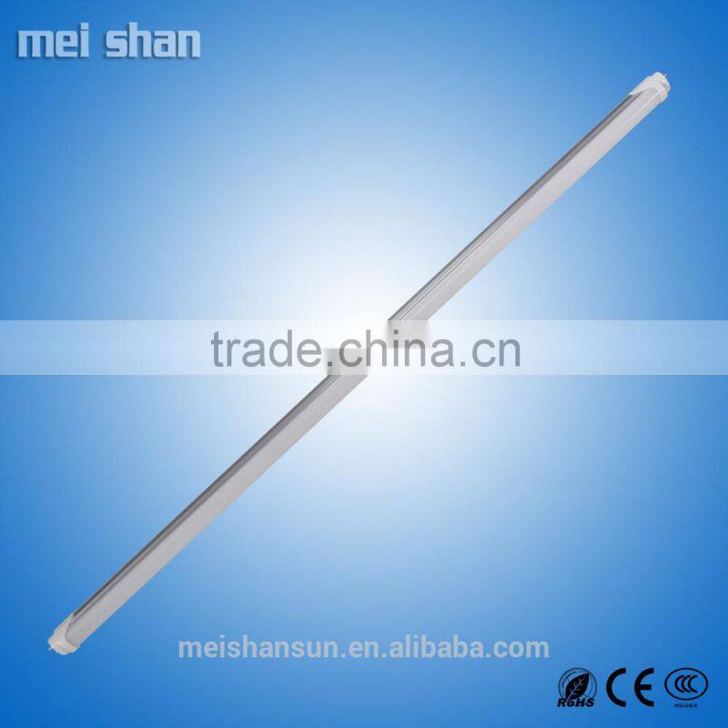 zhangshan manufactory housing light led tube t8 14w with lockable rotating end caps