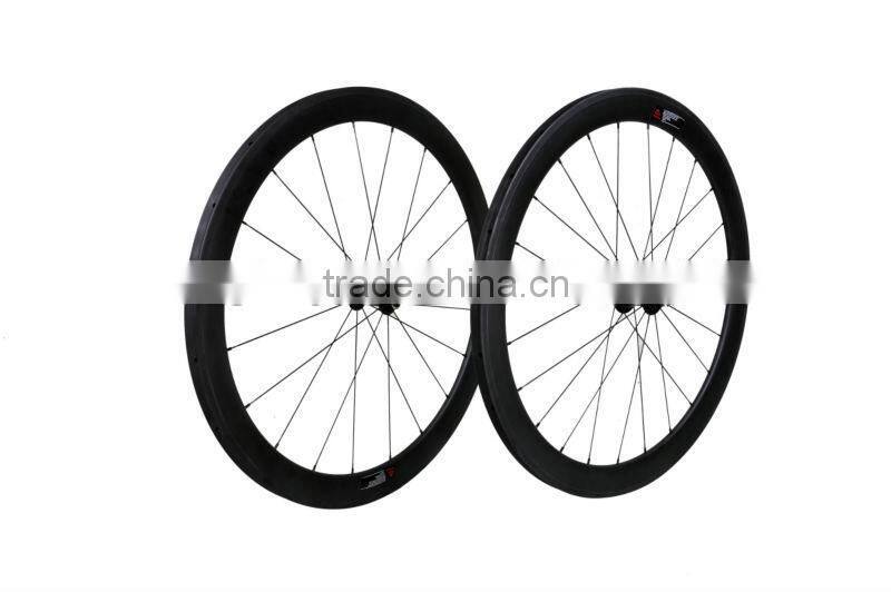 New Carbon Road Wheelset 50mm Tubular/Clincher Road Bike Carbon Tubular Wheels/Rims, UD Matt/Glossy