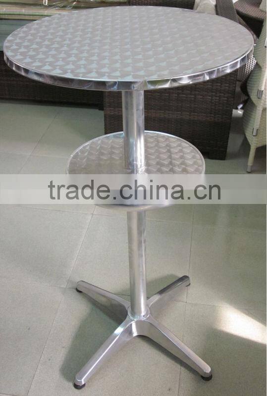 wholesale PVC top with metal frame restaurant table YT13