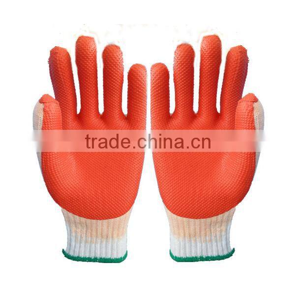 Rubber Coated Fingertips Protection Gloves