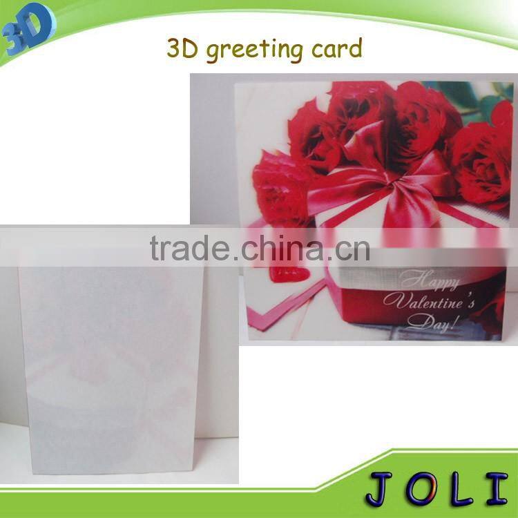 promotional gifts Cartoon Sticker Style 3d lenticular card