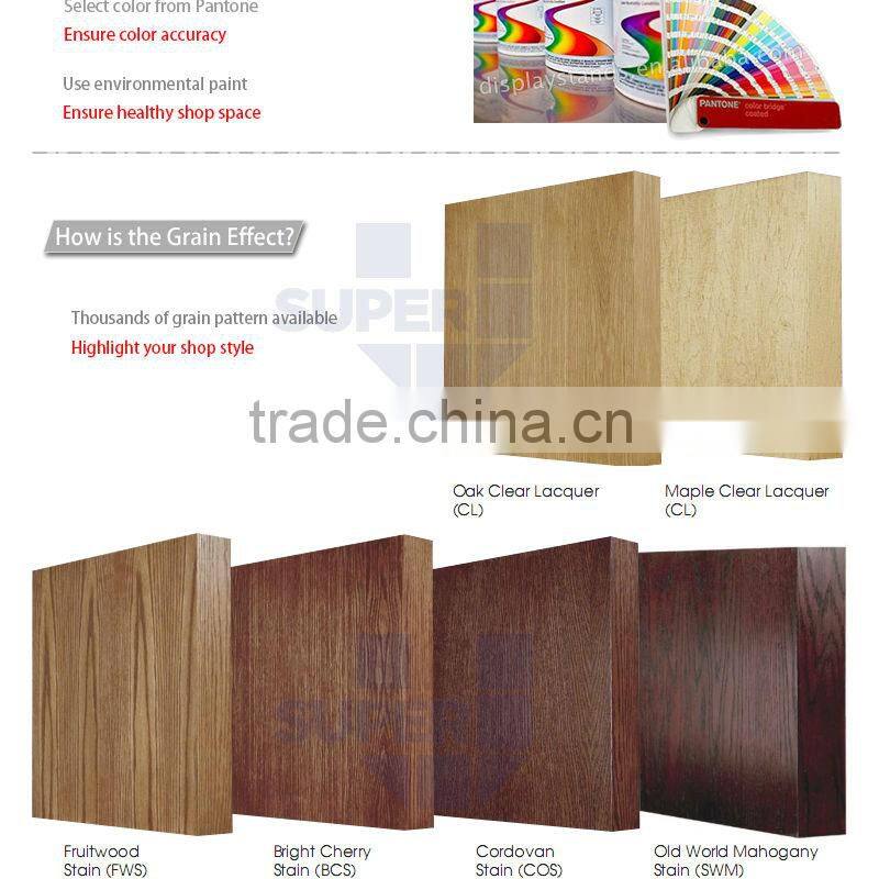 manufacture cashier counter for flagship store with led lighting